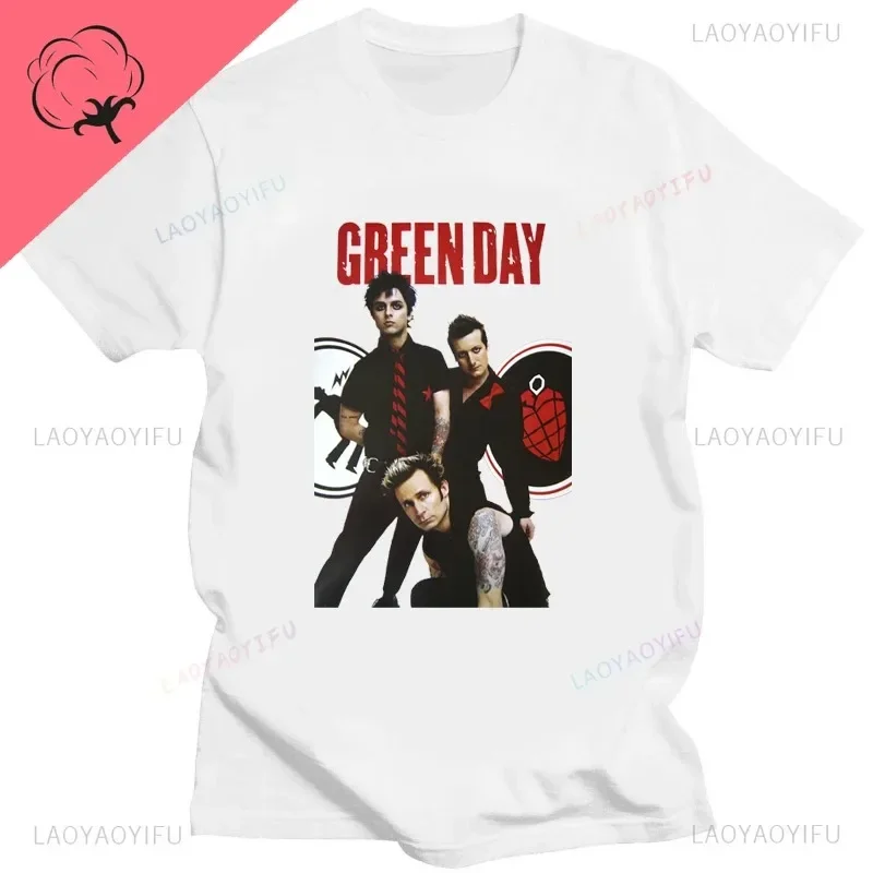 Green Day ' American Idiot Albuum Cover ' T-shirts Men Women Oversized T-shirts Novelty Funny Streetwear Summer Comfortable Tee