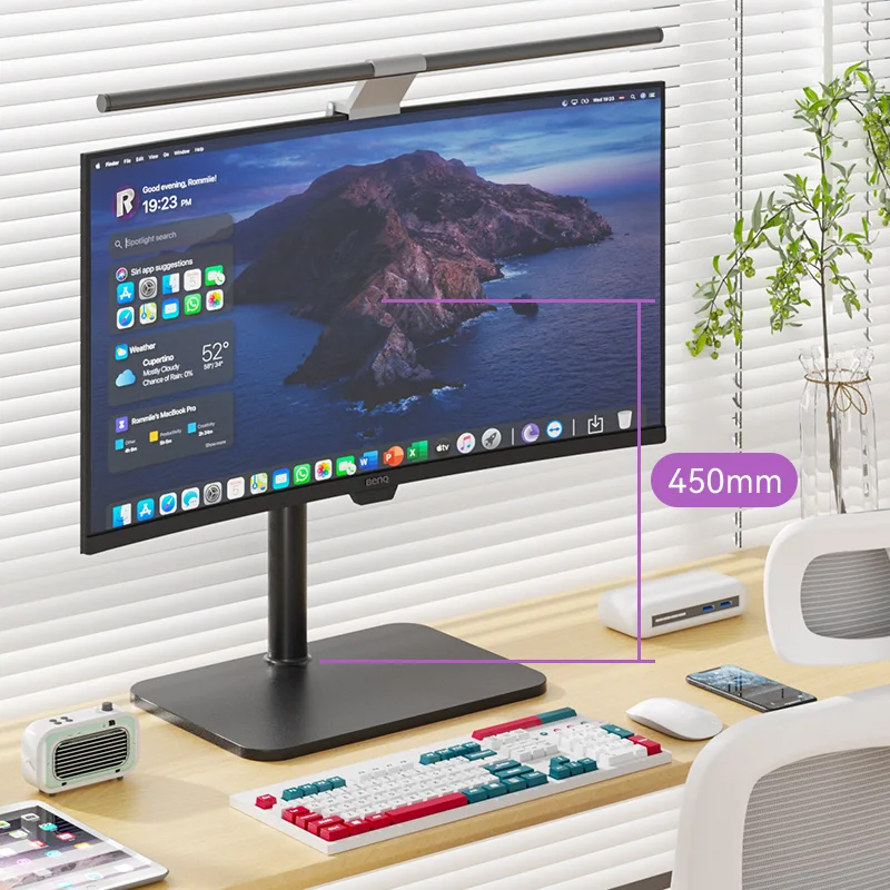 «DZ2011» Регулируемый кронштейн для монитора колонны, изготовленный из металла высокой твердости, подходит для 14-43 дюймов, с грузоподъемностью 15 кг.