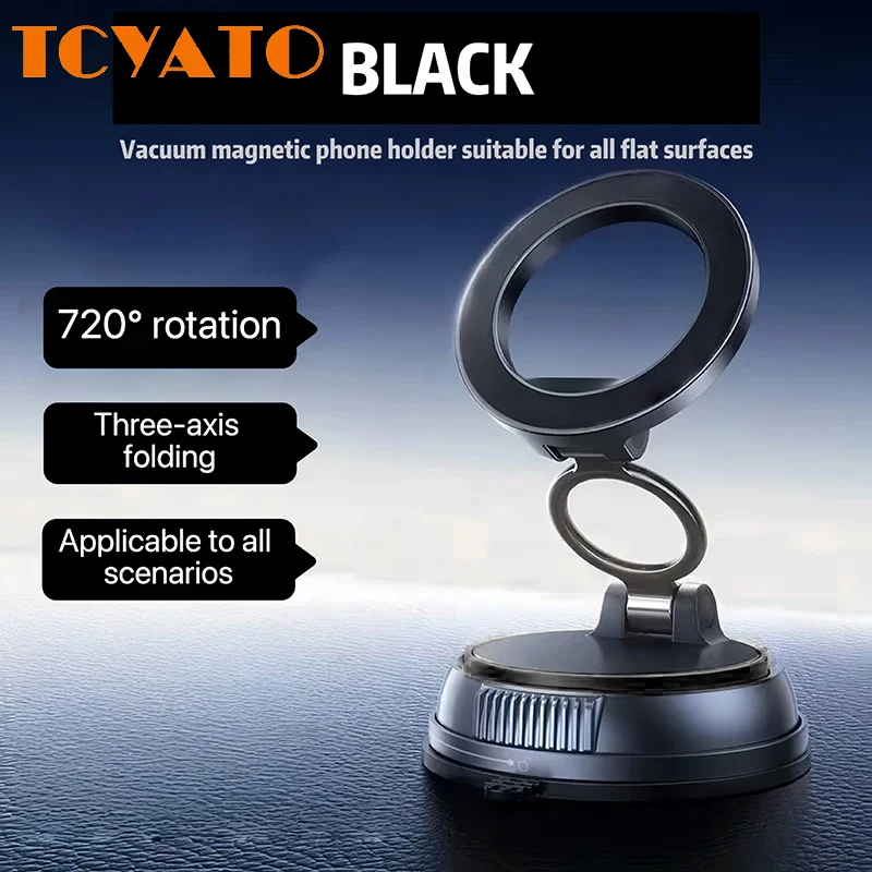 

TCYATO Magnetic car phone stand installation 360° rotating stand car stand travel stand fitness stand