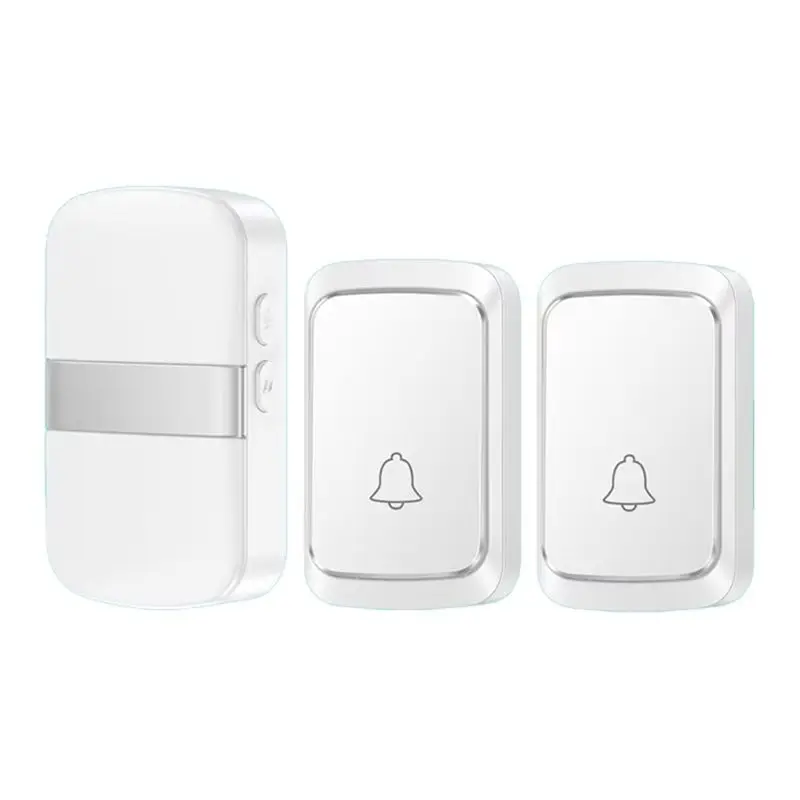 AB11-Wireless Home Welcome Smart Doorbell Battery Type Doorbell 60 Songs Call Reminder LED Flash Home Alarm