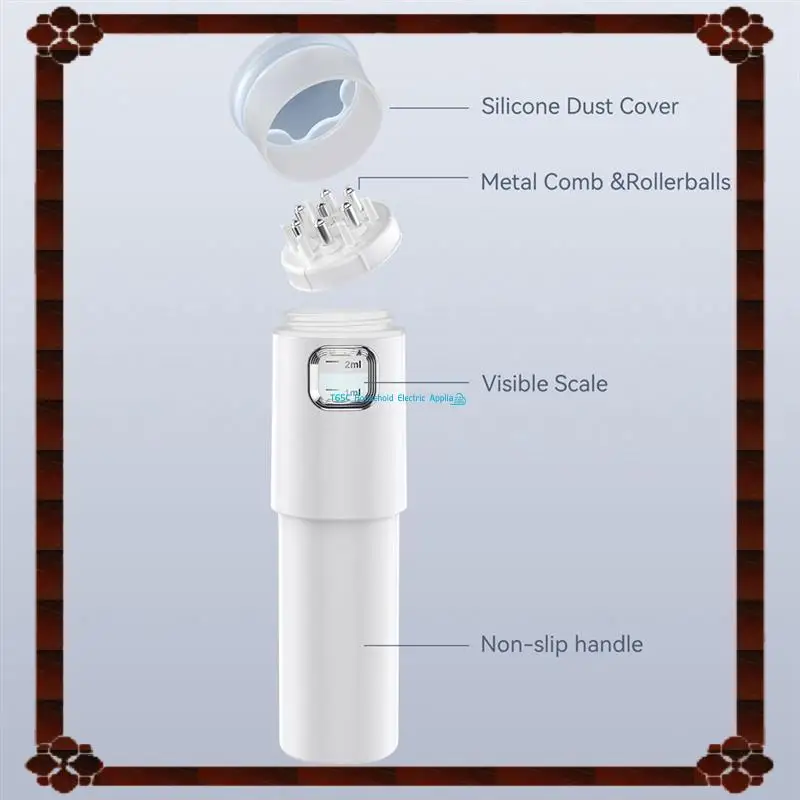 2In1 فرشاة تدليك فروة الرأس للطب زيت طبيعي مصل زيت فروة الرأس قضيب لنمو علاج الشعر 1 قطعة