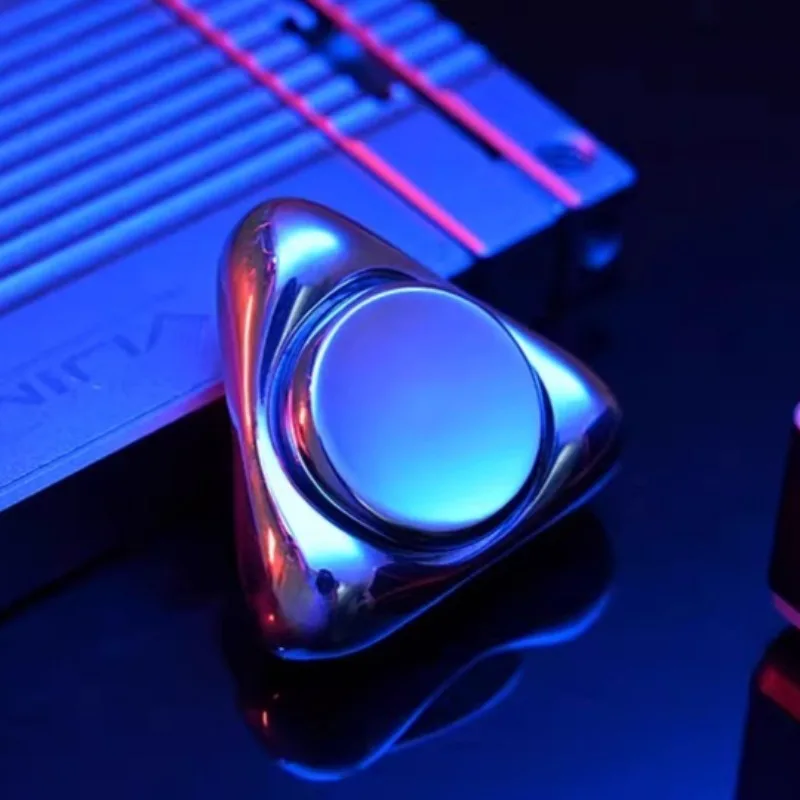 Beste Mini Fidget Spinner Metalen Hand Waterdruppel Vingertop Tol Tip EDC Verlichten Anti Stress Bureau Speelgoed