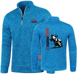 Men Coat Sweater Half Zipper Fleece Pullover for Male Hoody Sweatshir GS R1200 Shirts Motorcycle Sweatshirts Soft Shell Jacket