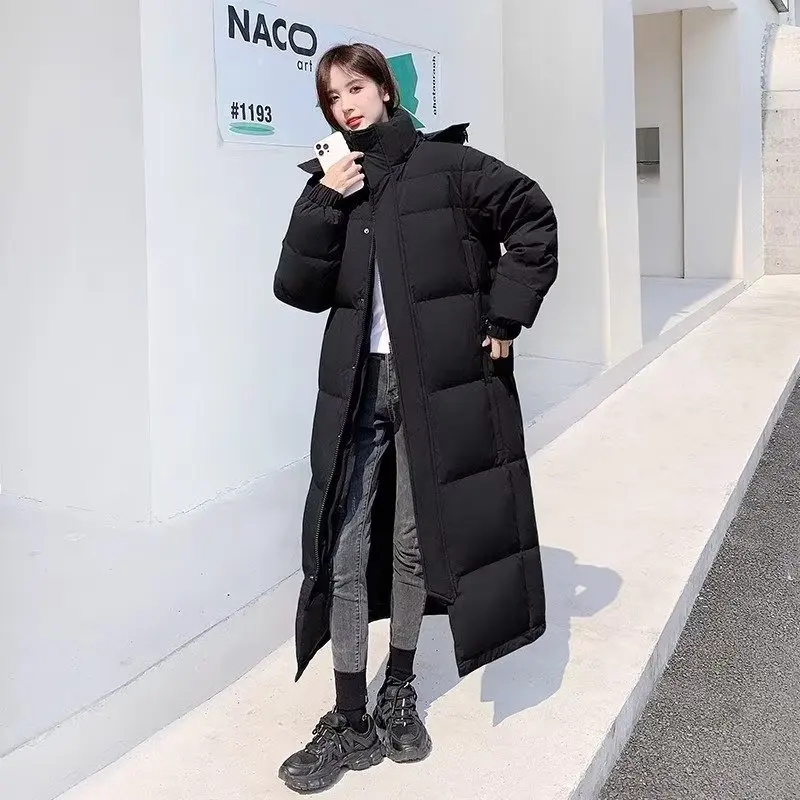 ملابس خارجية للزوجين من القطن من Jaet طويلة جدًا للرجال، قماش مطرز بدرجة حرارة عالية، ملء... #4