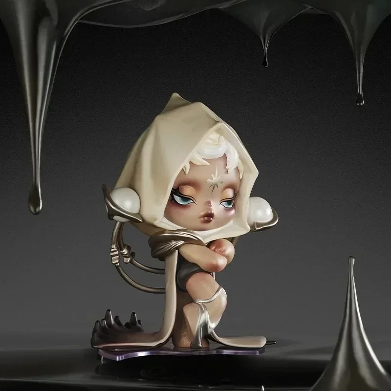 POP MART SKULLPANDA The Sound Series Figura de anime fofa caixa cega mistério enfeites de mesa presente para meninas