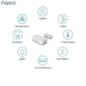 Aqara Port Sensor Zigbee Intelligente Mini -Türsensoren MCCGQ11LM Wireless Verbindungsarbeit mit Mijia Gateway Xiaomi Homekt House App App App 10 Hauptverkäufe Xiaomi Aquara Gateway - №3