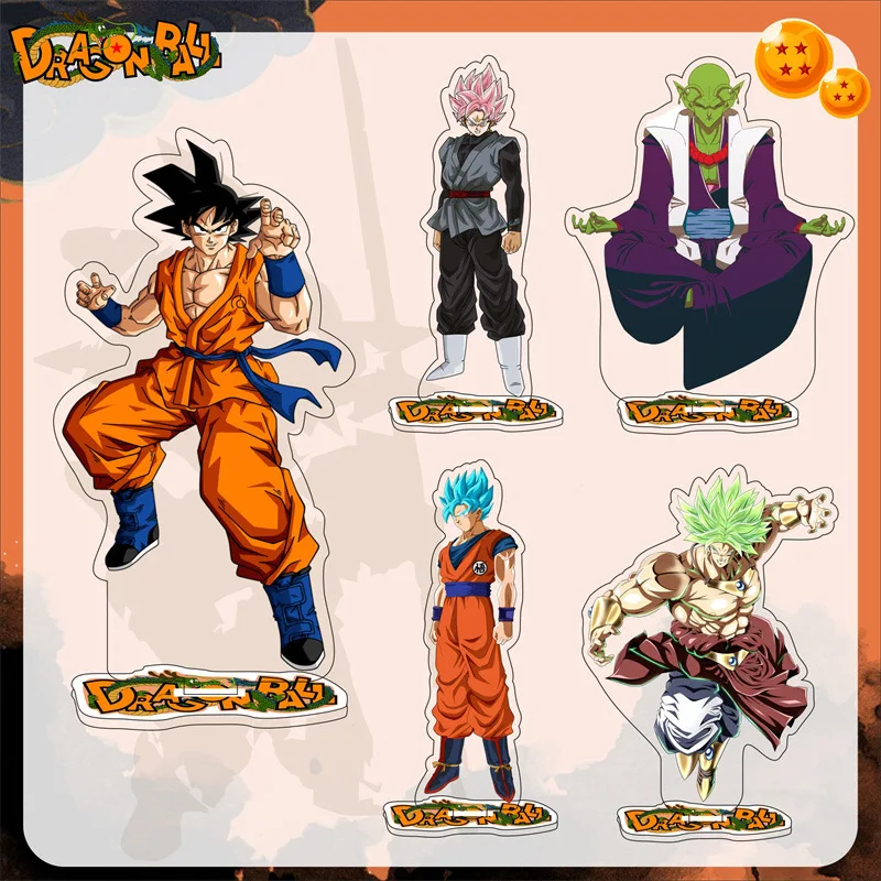 

Dragon Ball прозрачный акриловый коллекционный аниме периферийные устройства Гоку мультфильм праздничная фигурка акриловая подставка модель украшения игрушки