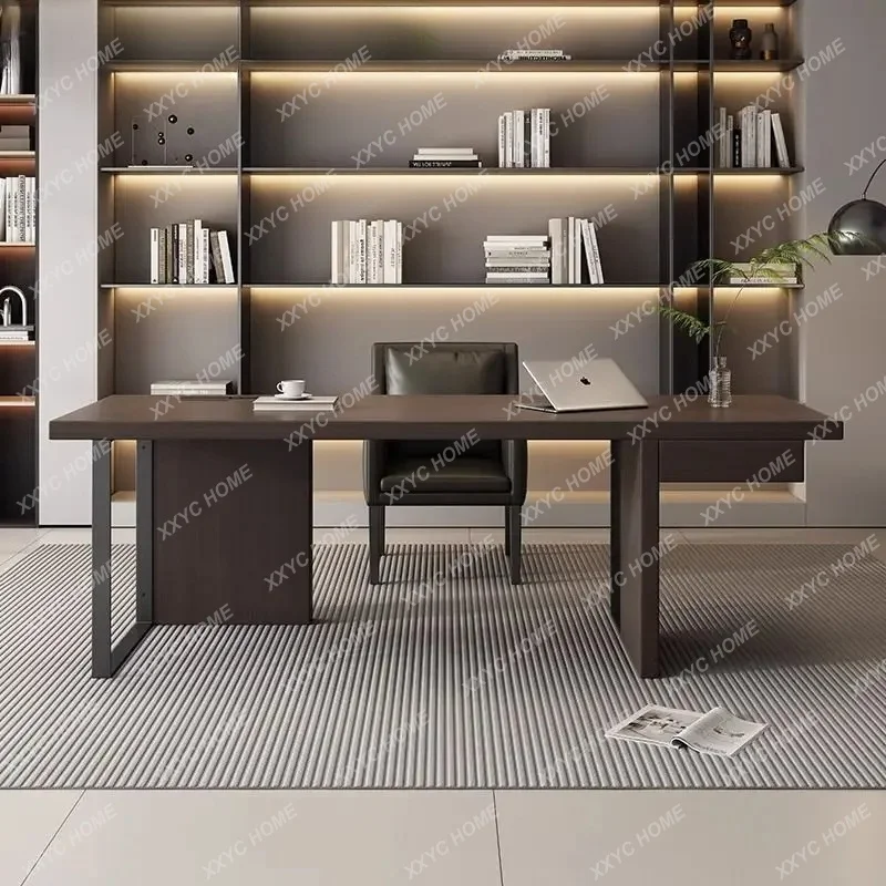 A Modern simple desk  light luxury desk study desk computer