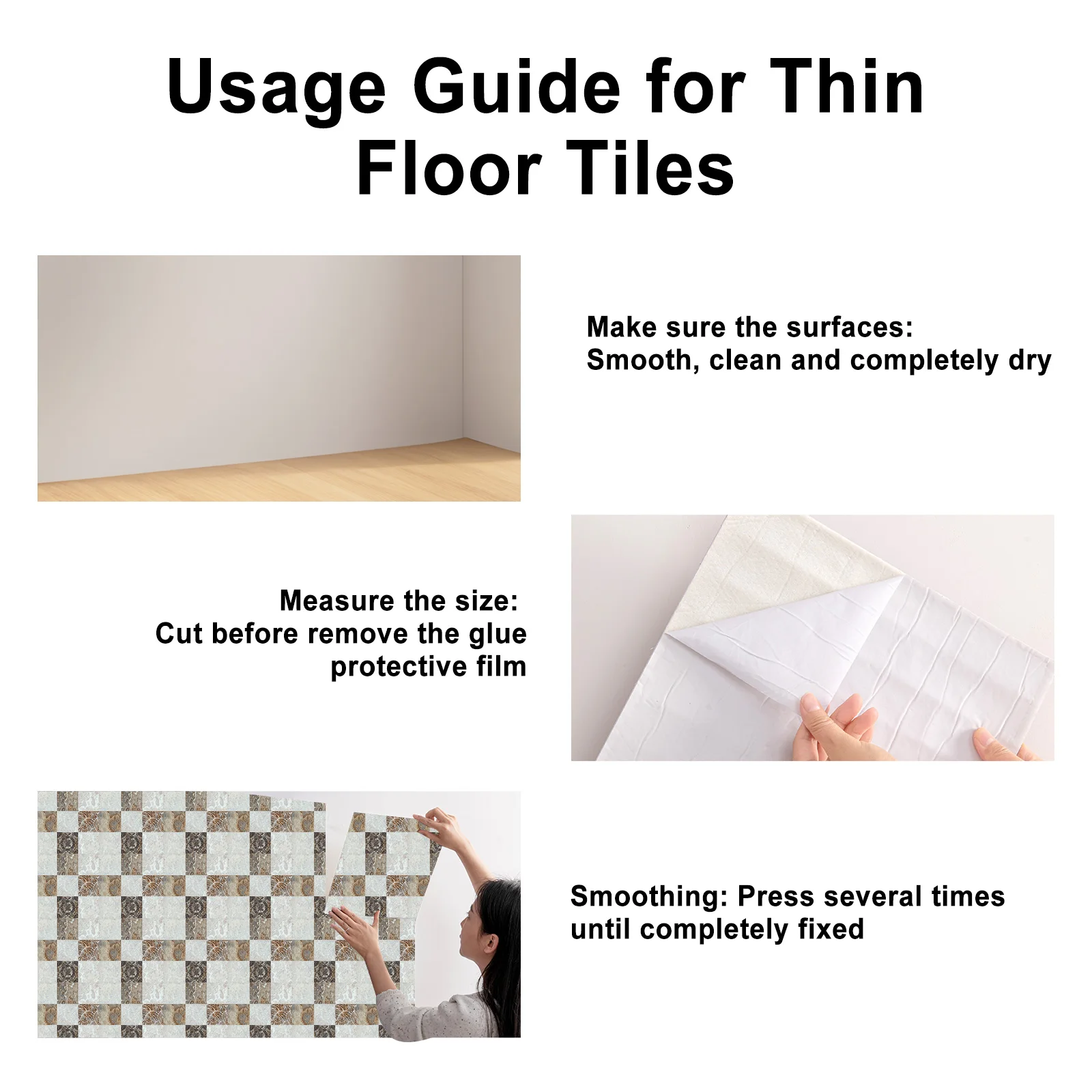 24piece set, 7.87x7.87 inch bathroom tiles, balcony tiles, kitchen tiles, PVC self-adhesive wall stickers, anti slip, moisture-proof, oil resistant stickers