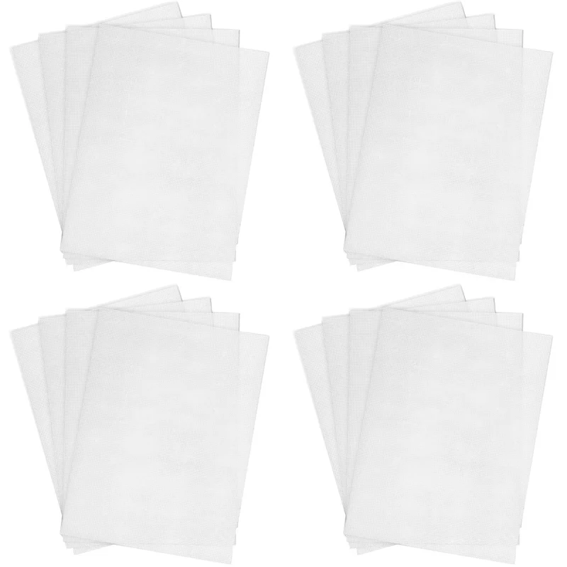 

16 шт., 14 шт., пластиковый сетчатый холст, 14 карат, пластиковый лист Aida для вышивки крестиком, органайзер для изготовления ювелирных изделий (11X8 дюймов), белый