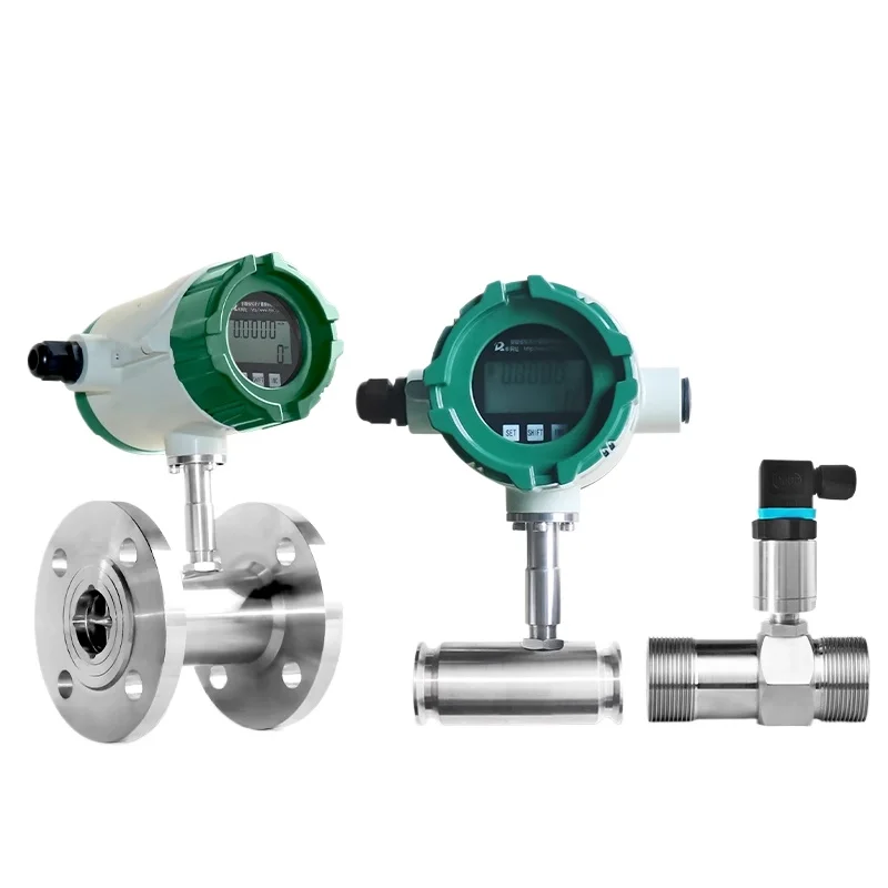 

Liquid Turbine Flowmeter Water Purity LWGY Stainless Steel Oil Pipeline Quantitative Pulse Controller High Precision