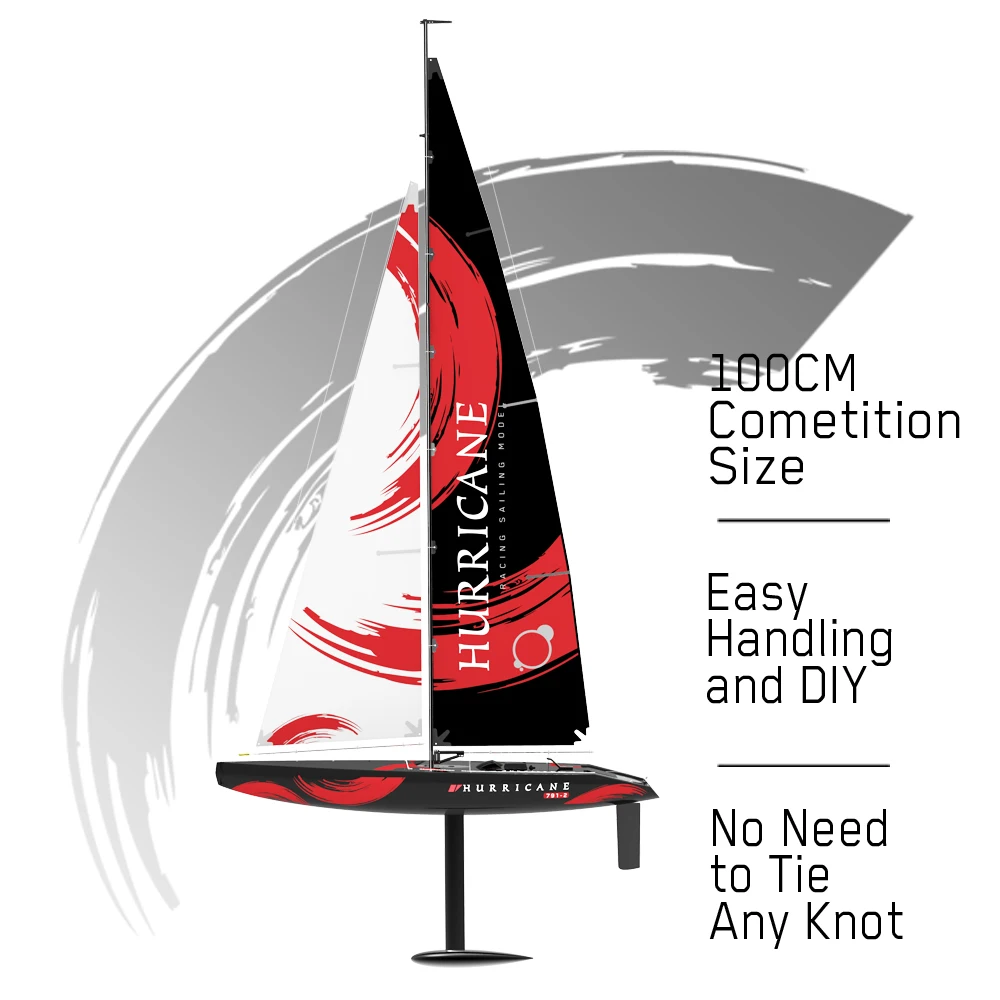 RTR Wholesale Fast Speed Plastic 1M Remote Control Sailboat