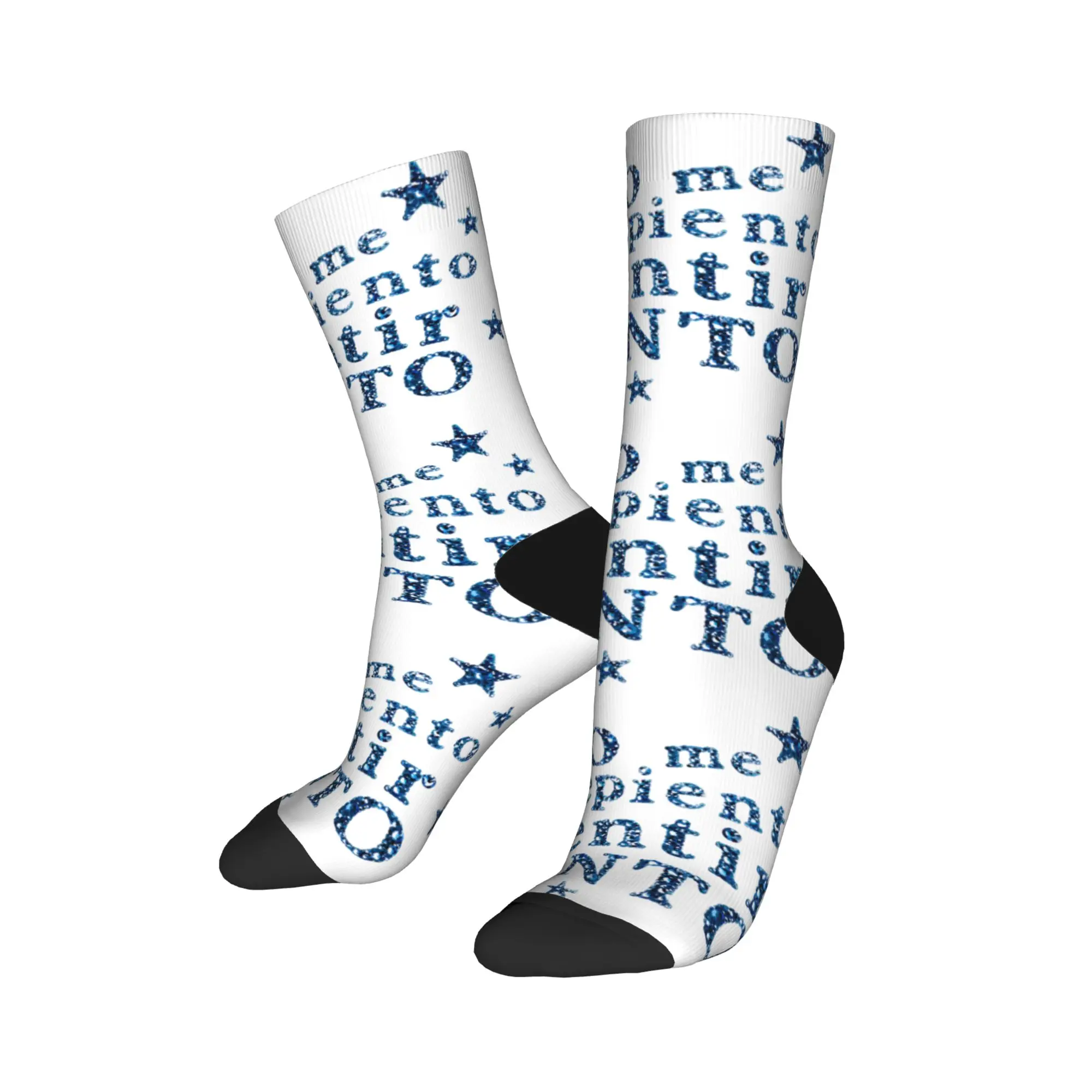 No Me Arrepiento De Sentir Tanto Stockings Karol G Design Gothic Socks Autumn Non Skid Socks Couple Running Soft Socks