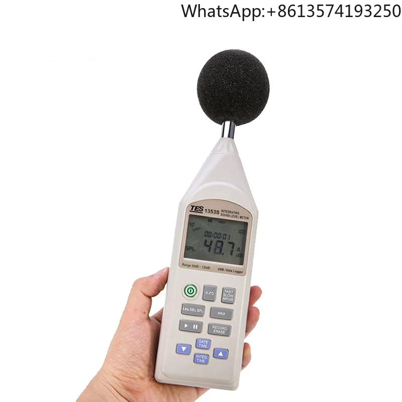 

TES-1353S Noise Meter Leq Sound Level Meter USB Interface