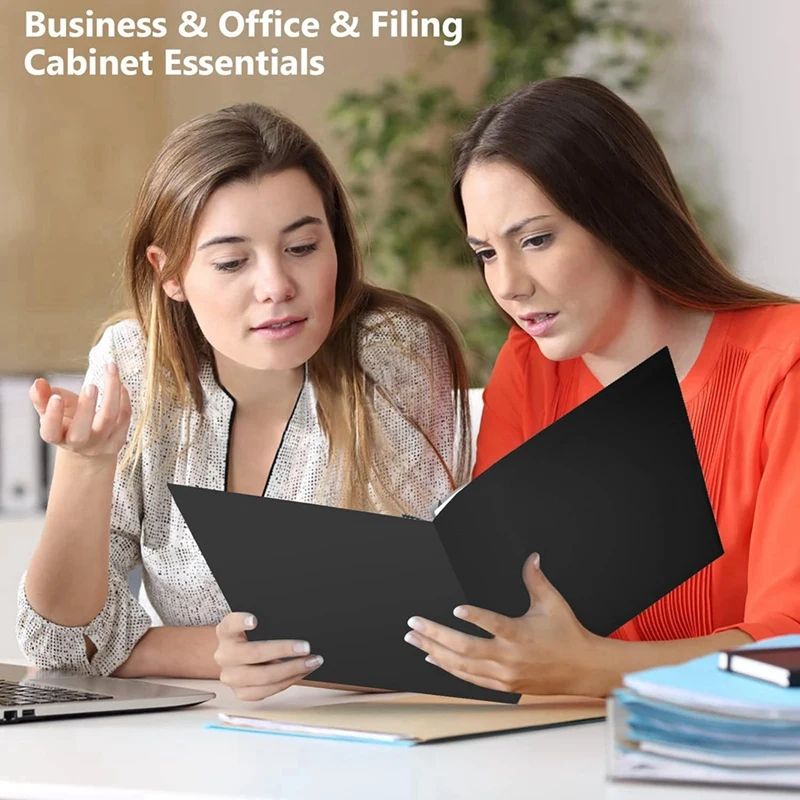 مجلدات مع جيوب للمدرسة والمكتب ، مجلد ملف مع مجلدين ، يناسب حجم الرسالة ، المنزل ، 25 عبوة