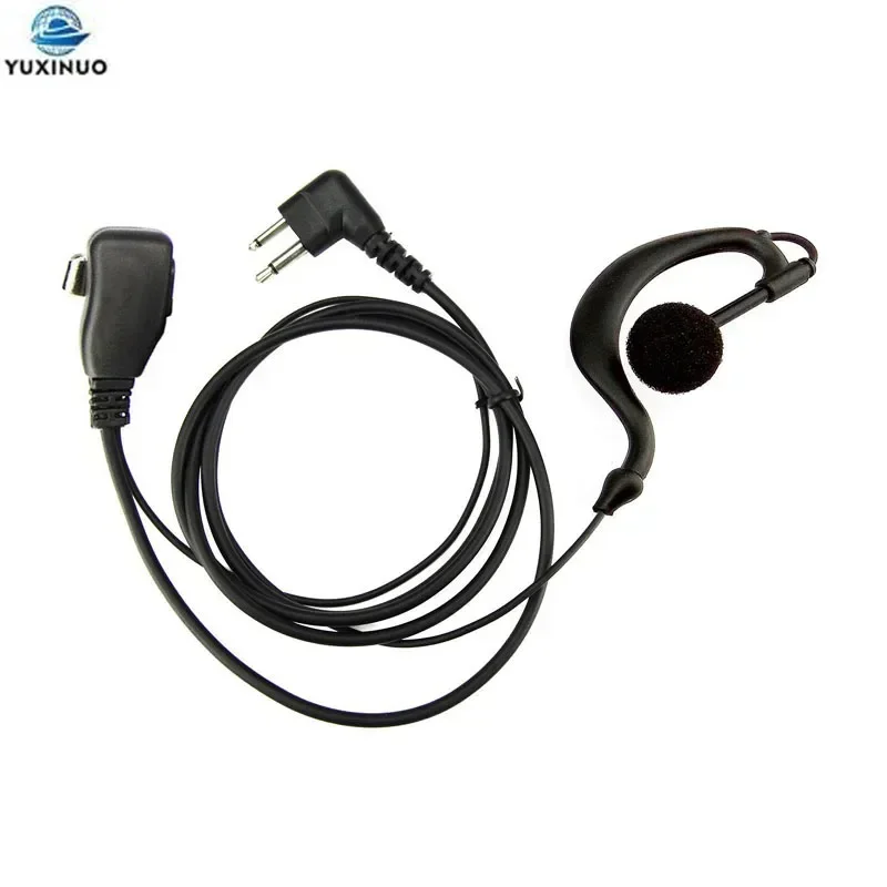 2-Pin PTT Mic Microphone Earpiece Headset for Motorola GP88S GP300 GP68 GP88 GP3188 CP88 CP040 CP100 XTN XV AX Series Ham Radio