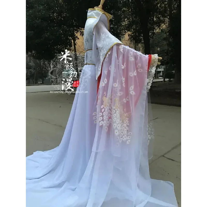 

Antique Novel Tian Guan Ci Fu Figures Xie Lian Yue Shen Cosplay Costmes Platinum Peacock Full Set Clothing Halloween Party CVDRV