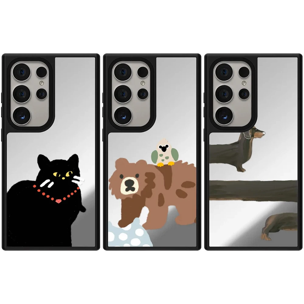 

6042364 Mirror Magnetic Case: Compatible with Samsung Galaxy S23 U S24U S25 S26 Ultra S25+ S26 Plus Shell