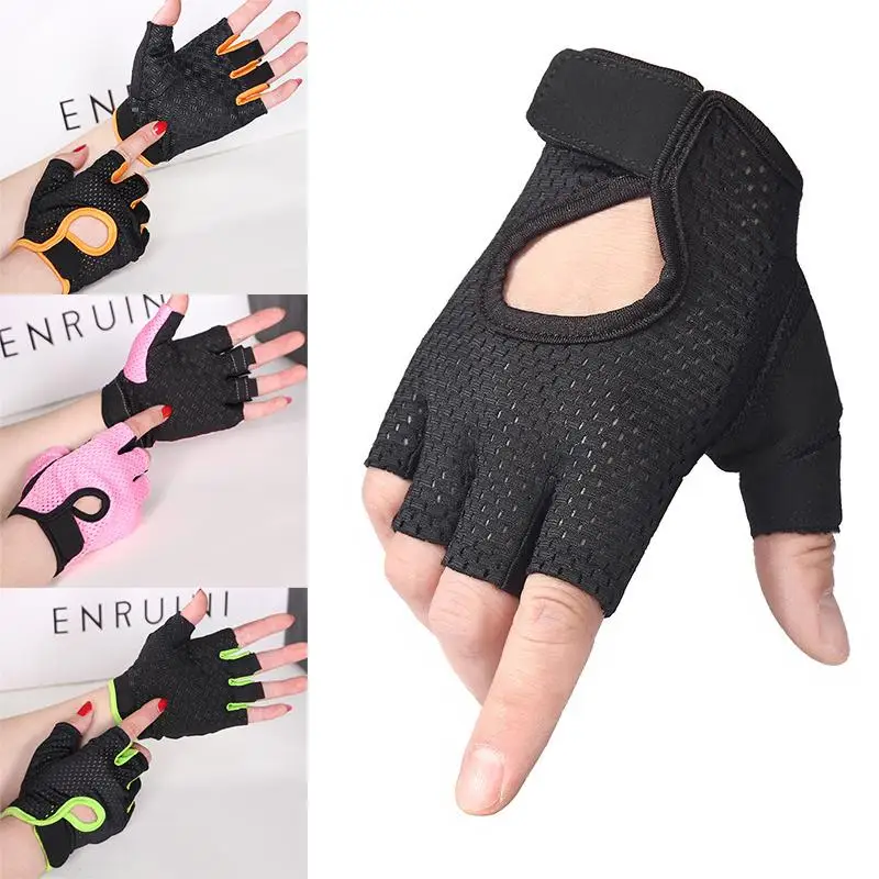 AliExpress 1 pair of half finger anti slip and shock-absorbing riding gloves, outdoor riding sports gloves