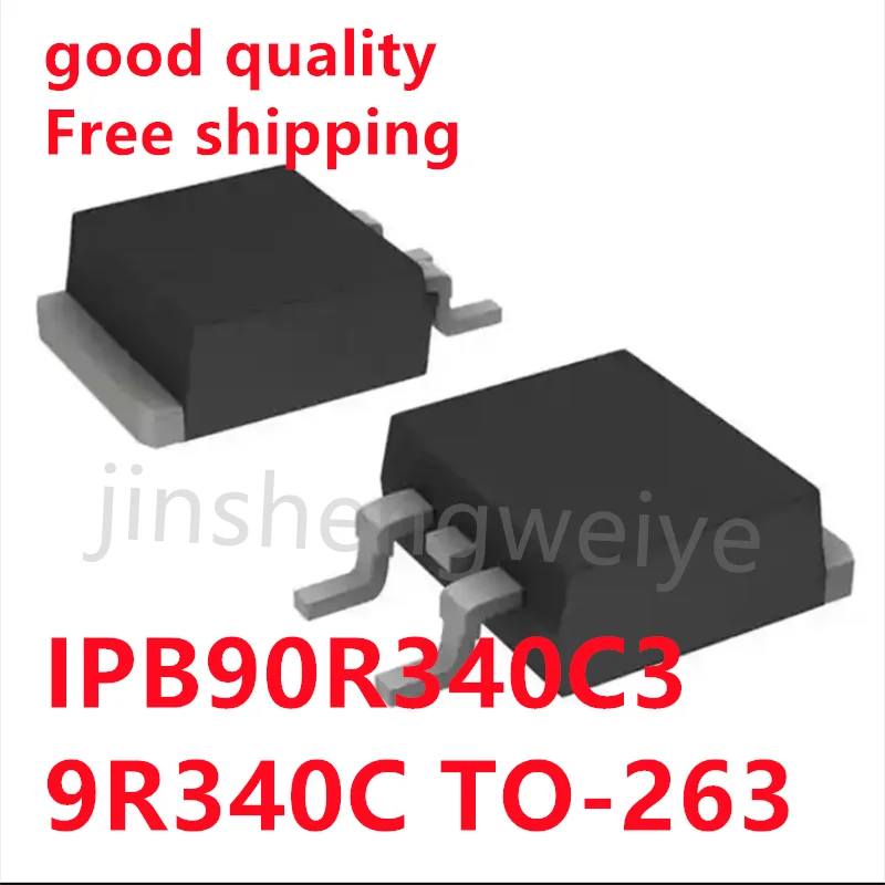 1~200PCS Free Shipping IPB90R340C3 IPB90R340 Silkscreen 9R340C TO-263 SMT MOS FET Brand New Good Quality