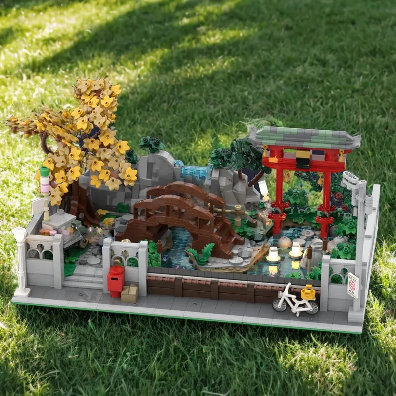 

2310 шт. Moc Torii Gate сады модульные строительные блоки образовательные конструкции детский праздник подарок на день рождения