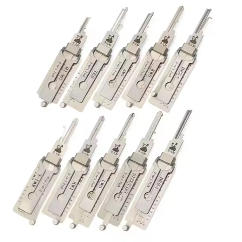 أداة Lishi 2 IN1 HU66 HU100 HU100R HON66 HU101 HU64 HU92 أداة فتح الباب التلقائي أداة اختيار Lishi #4