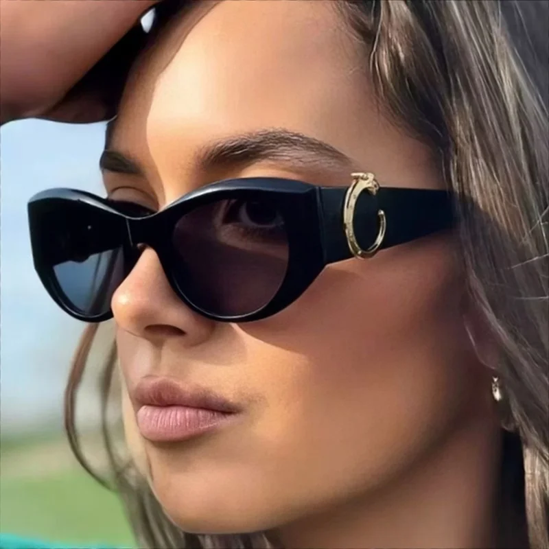 Europäische und amerikanische Retro-Sonnenbrillen im modischen Stil für Damen und Herren, vielseitig einsetzbar für Sonnenschutz und UV-Schutz im Sommer.