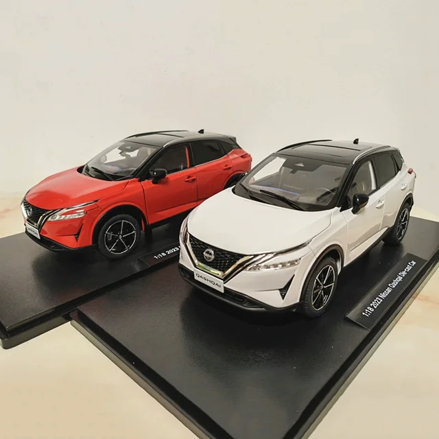 Nissan suv合金車モデル、nissan qashqai 2023、ダイキャストおもちゃ、収集可能な趣味、装飾品の表示、1:18スケール -  AliExpress