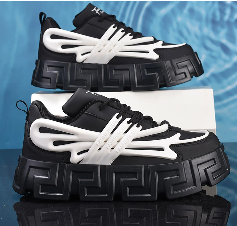 2023 Casual Shoes For Men Street Style Walking Shoes Sneakers Thick Bottom Running basketball Shoes Male Vulcanized Sneakers Men