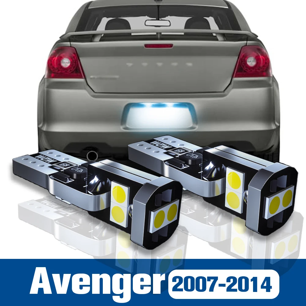 

2pcs LED License Plate Light Lamp Accessories Canbus For Dodge Avenger 2007 2008 2009 2010 2011 2012 2013 2014