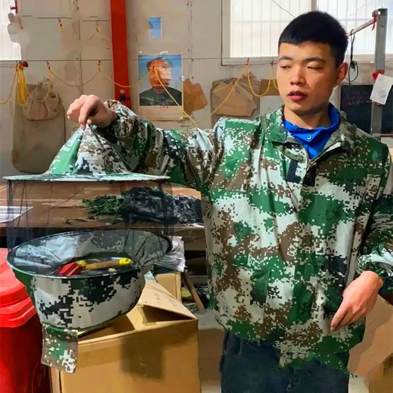 

1PCS Detachable Bee Coat with Double Zipper Beekeeping Equipment Beehive