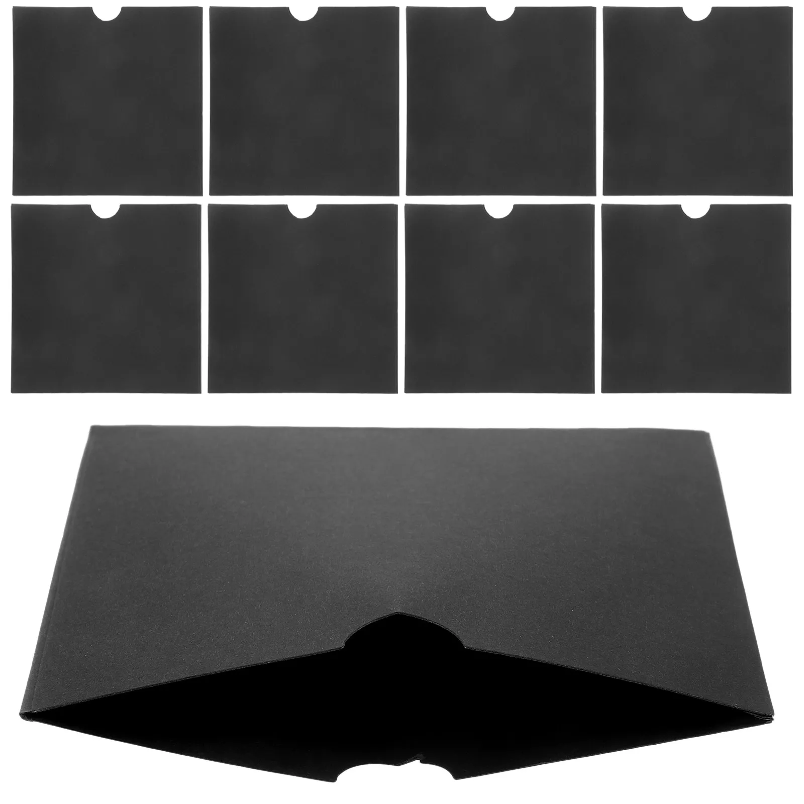 25Pcs Cd Dvd Paper Sleeves Kraft Material Protective Storage Envelopes Space-Efficient Disc Holder for Collection Reference Room