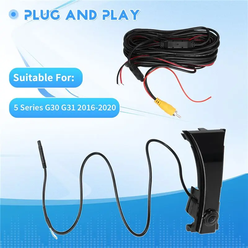 Car HD Front View Parking Logo Camera Night Vision Positive Waterproof Camera For BMW 5 Series G30 G31 2016-2020