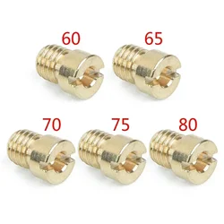 5PCS Racing Carb Carburetor Jets #60 65 70 75 80 For 50cc 60 80cc Motorized Bicycle Durable Practical  Automotive Carburetor Jet