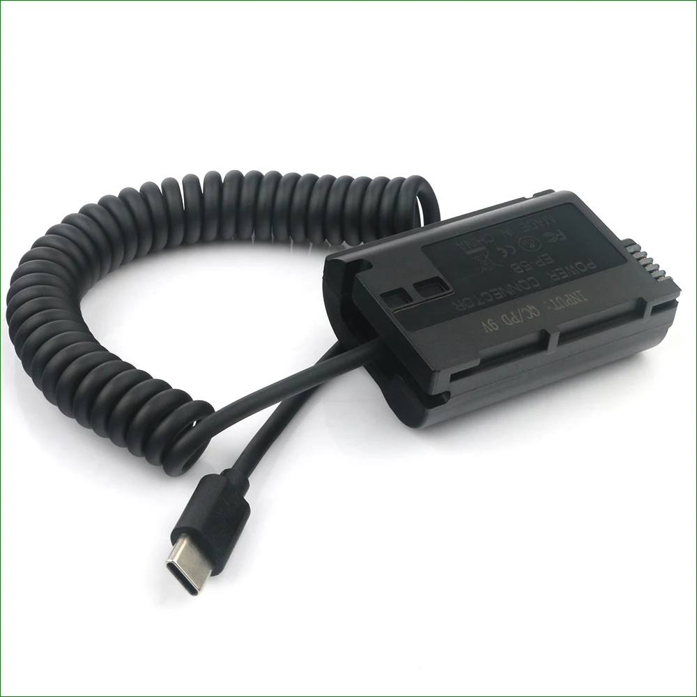 EP-5B USB نوع-C EN-EL15 الدمية بطارية محول الطاقة تيار مستمر مقرنة لنيكون D500 D600 D610 D750 D780 D800 D810 D850 Z6 II D7000