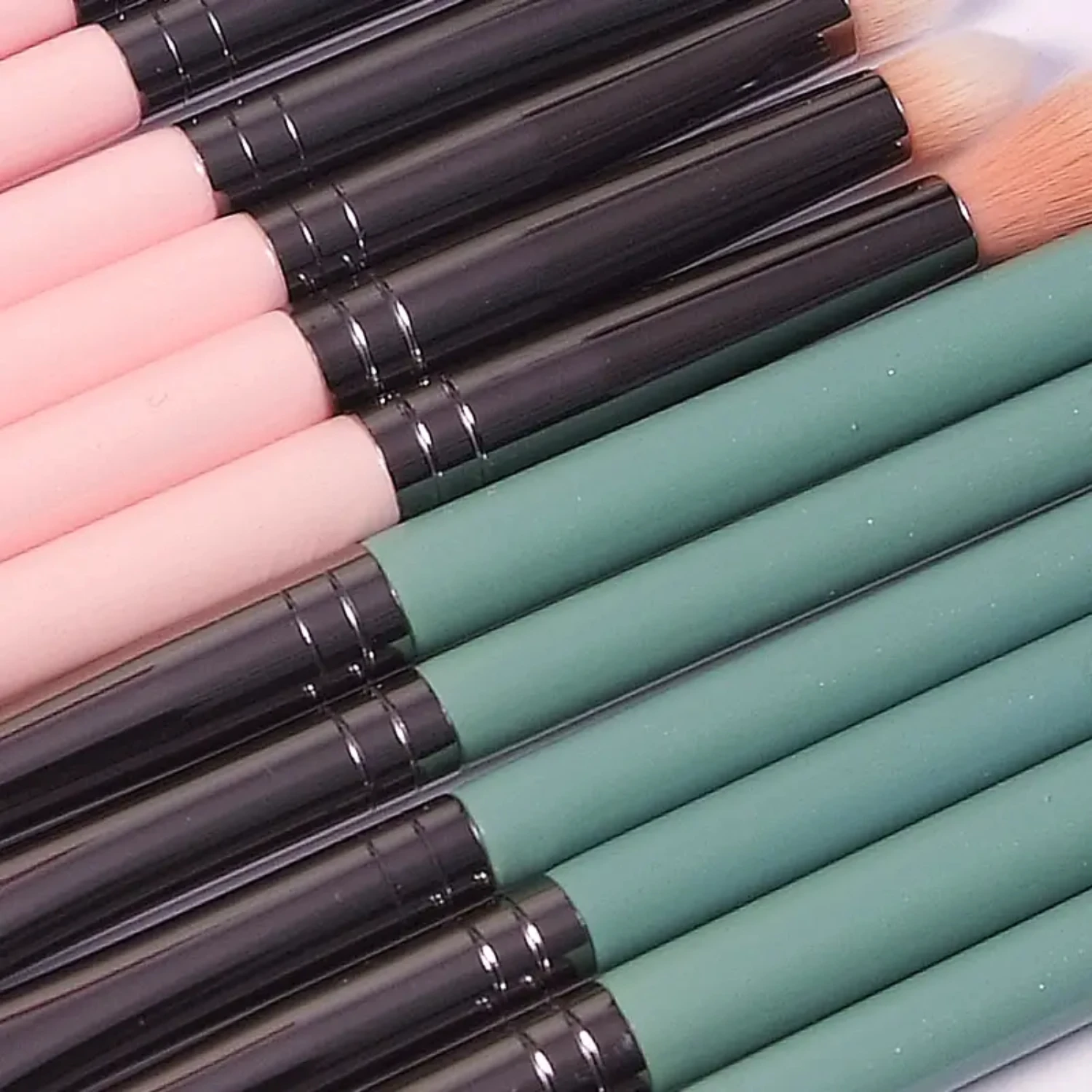 مجموعة فرش مستحضرات التجميل النسائية المحمولة مكونة من 8 قطع من ماكرون كولور للسفر، فنان مكياج محترف، للاستخدام اليومي، Ble #3