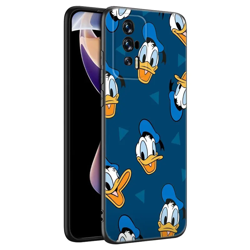 D-donald Duck Black Phone Case For Xiaomi Redmi 11 Prime 11A 12C 13C A1 A2 Plus A3 12 4G 10 13R 5G 9A 10A 9C 10C 9i 12R Note 9T