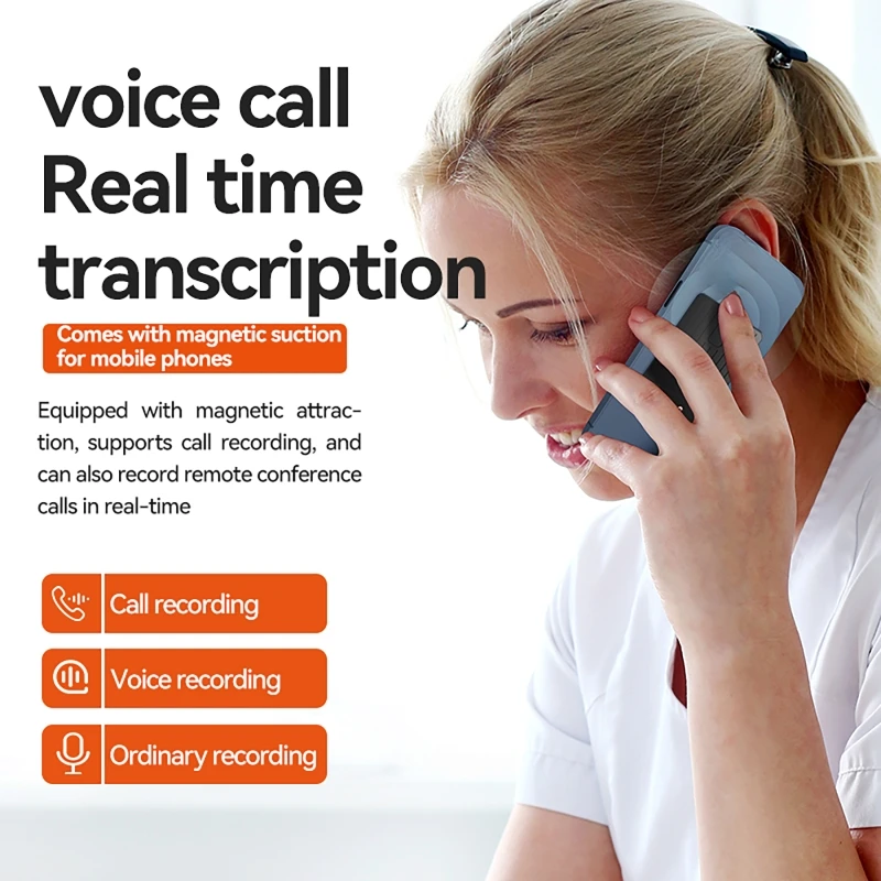 AI Digital Voice Recorders Pen 256GB 189 languages Real-time Noise Reduction with ChatGPT Smart Transcript Summarizate&Translate