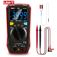 UNI-T Mini Digital Multimeter Pocket UT123T EBTN Display 4000 Count Automatic Range AC/DC Voltage Resistance Temperature Tester
