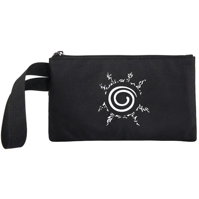 Naruto stationery bag Uchiha Sasuke cute and cartoon large capacity portable student pencil case stylish and durable storage bag view 4