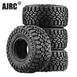 1.0 Inch Wide Mt Tires+sponge Rubber 1/24 Rc Crawler Truck Car Parts For Axial Scx24 90081 Axi00006 Bronco Deadbolt Gladiator