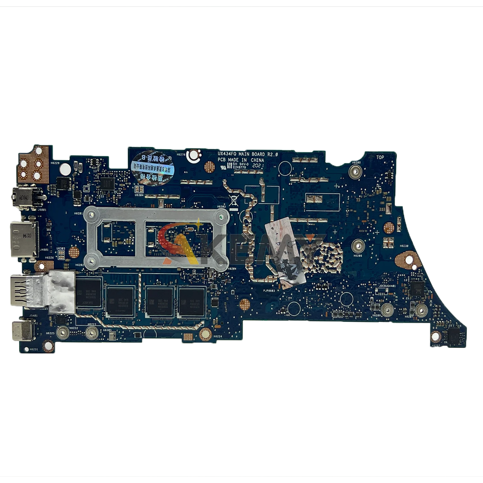 UX434FQ Motherboard Laptop untuk ASUS ZenBook U4600F UX434F UX434FL Mainboard Notebook dengan Generasi Ke-10 I3 I5 I7 100% Tes OK Stk