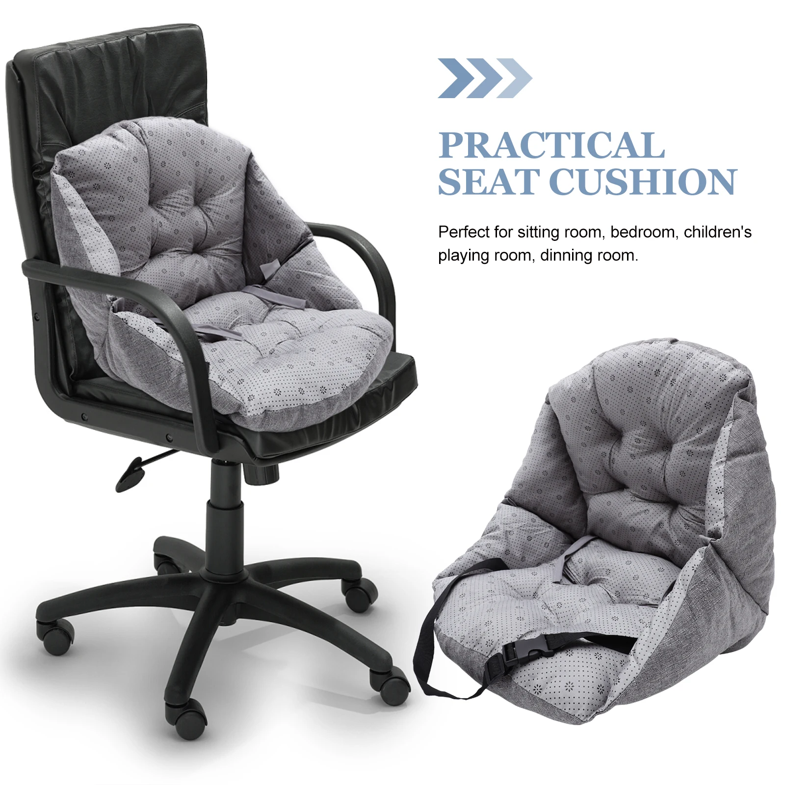 

Thicken Back Cushion Winter Warmer Chair Pad Fashion Seat Office Student Comfortable Anti Slip Breathable Home Decor