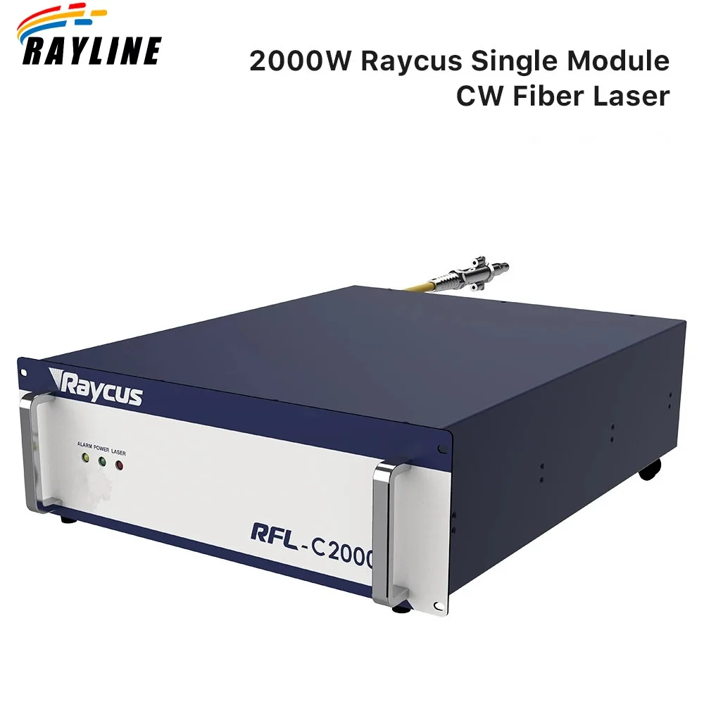 2000w Raycus laser source 1500w RFL-C1500 RFL-C1000 cutting machine parts cutting head with water chiller RDC6563FG controller