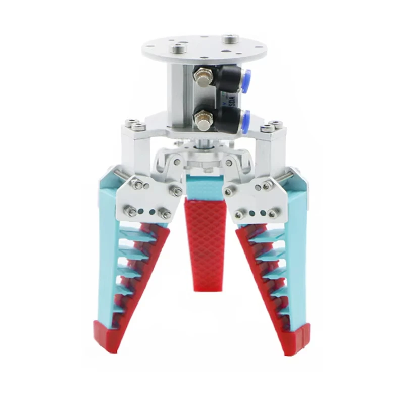 0.6-1.5kg Load Industrial Flexible Robot Claw with Silicone Mechanical Finger Sorting Gripper Adaptive Pneumatic Electric Grab