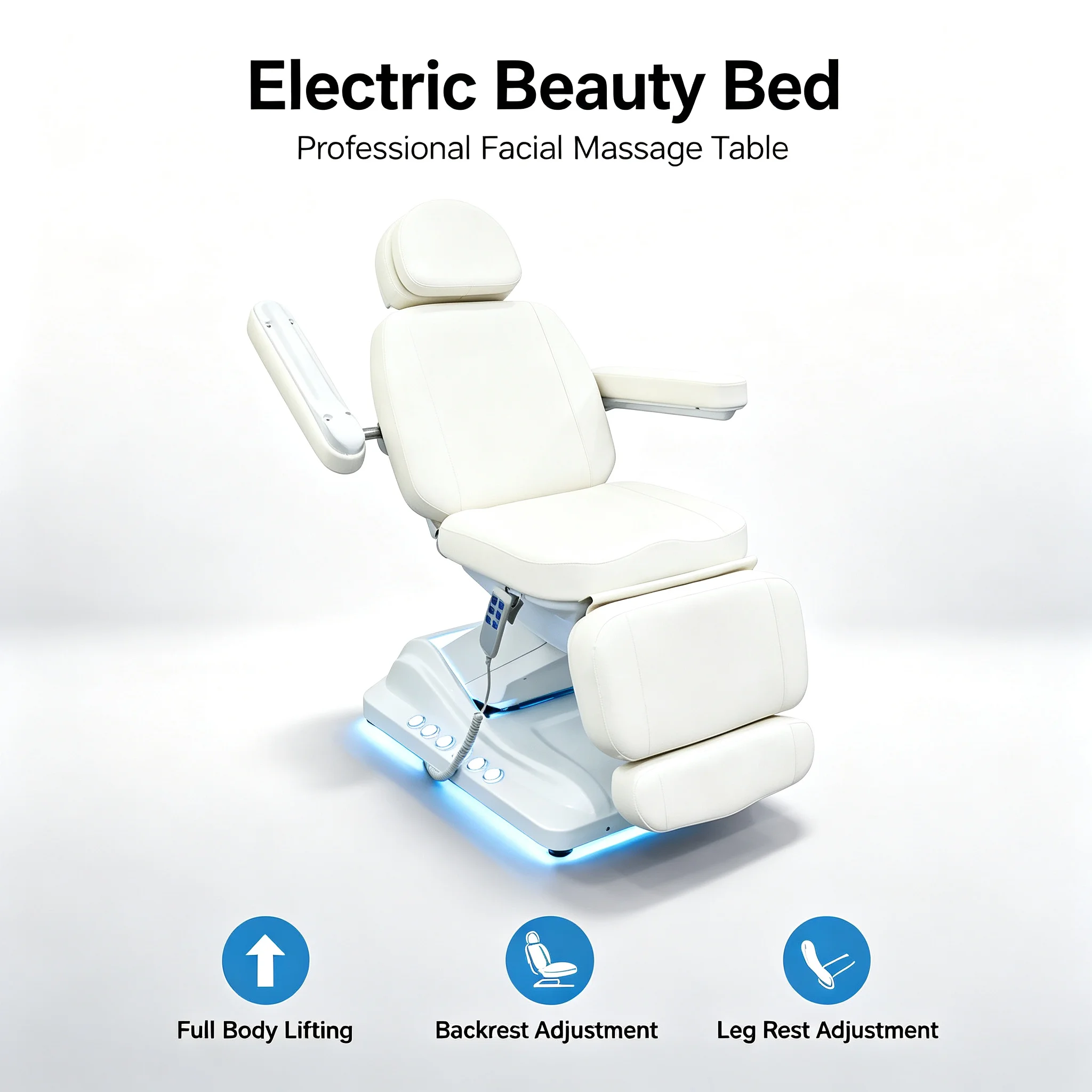 Electric Beauty Care Bed Facial Hydrotherapy Chair Hair Transplant Chairs Medical Beds Massage Table SPA Furniture 1