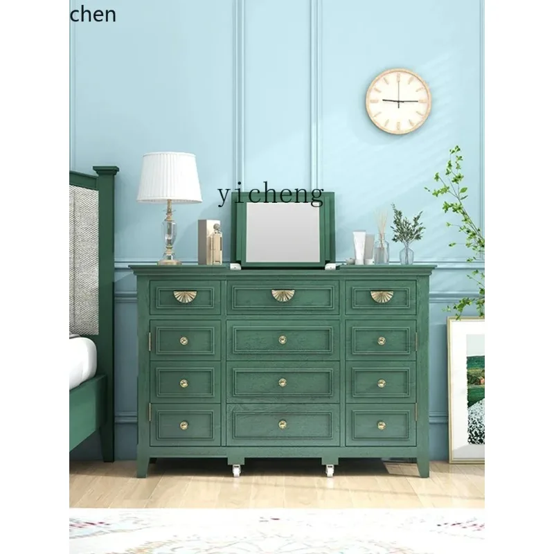 e1- dresser retro premium dressing table beauty mirror dressing table with makeup stool living room decoration