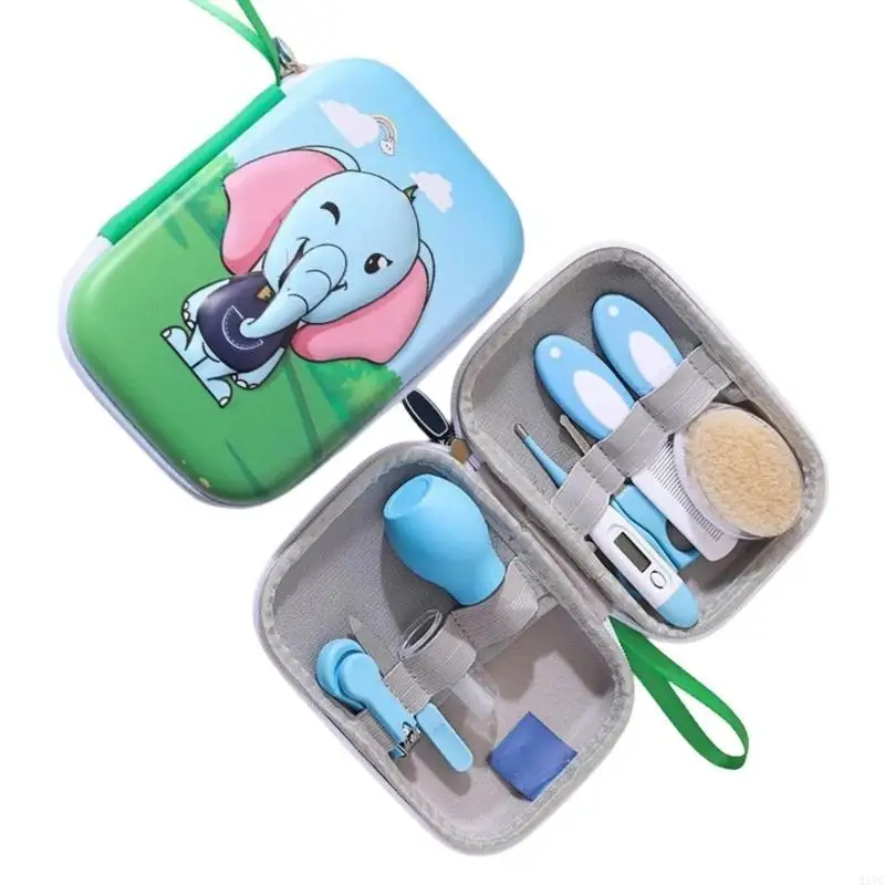 A5YC Baby Grooming Essential Set Thermograph Nasal Aspirator And Nails Trimmer