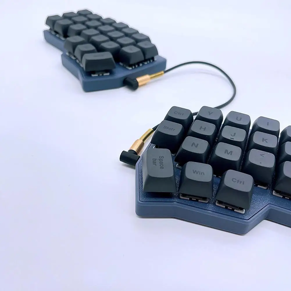 46 KeysCORNE Wired Split Keyboard RGB Hot-swappable Single Mode Kaiyuan Control Ergonomic Split RGB VIAL Left-hand Keyboard