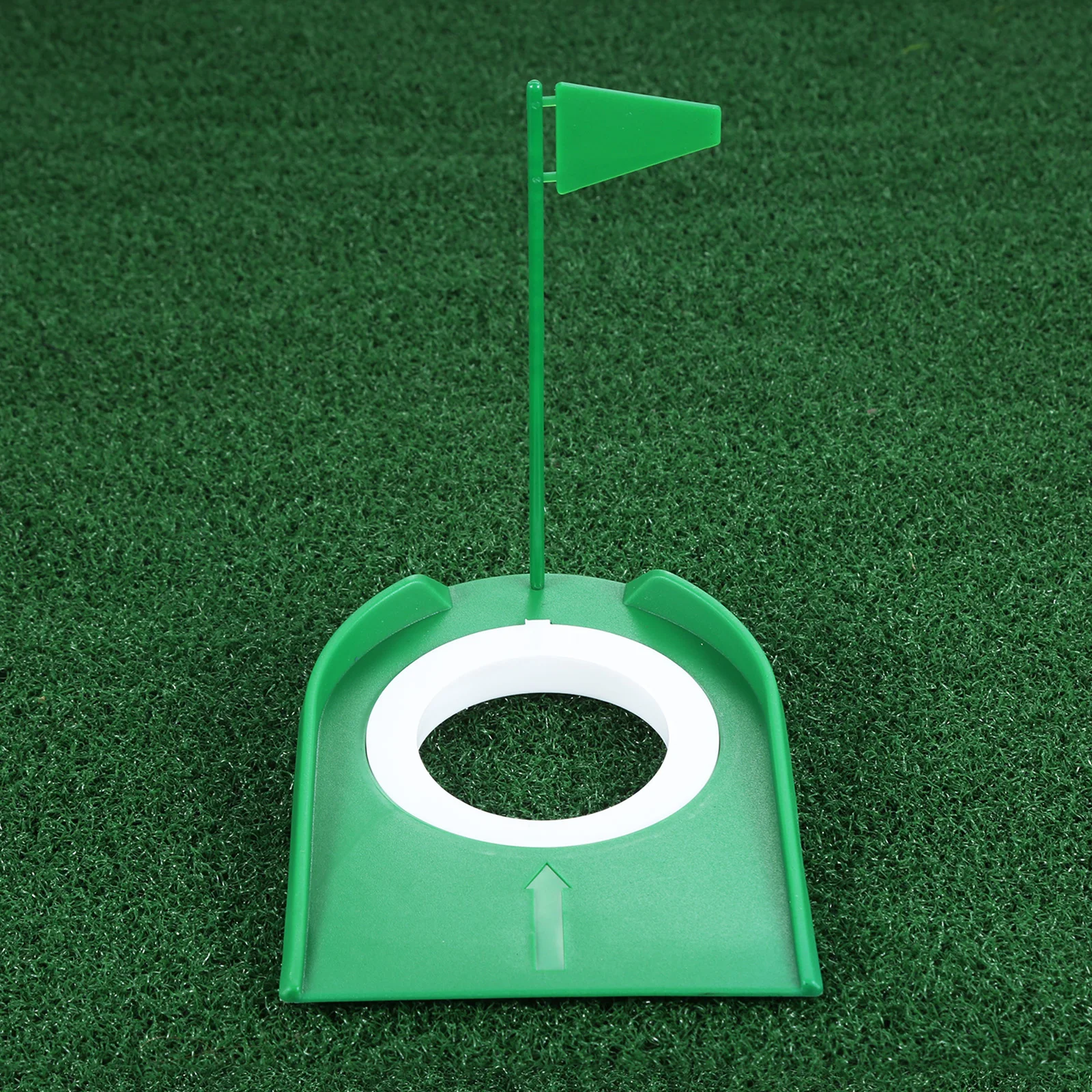 

Крытый и открытый тренажер для гольфа, чашка с отверстием, клюшка с флагом, зеленая тренировочная помощь, домашний двор, тренировочное пособие для гольфа, регулируемое отверстие
